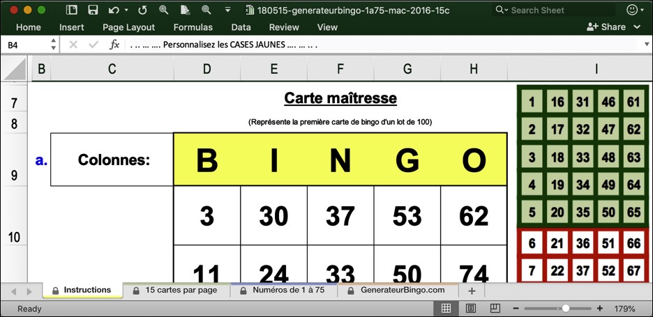 generateur bingo telecharger 15 cartes mac